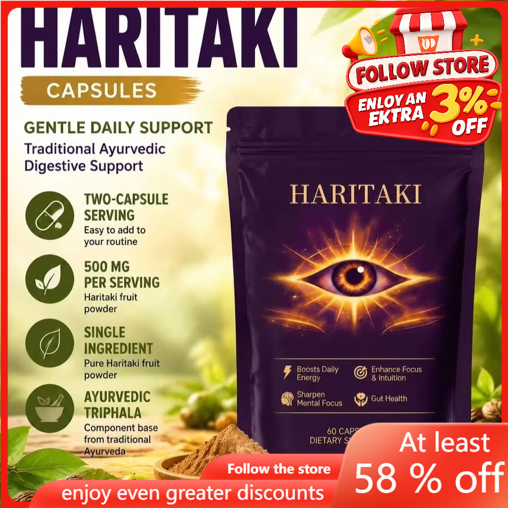 Herbal Tea - HARITAKI Capsules for Daily Energy Mental
