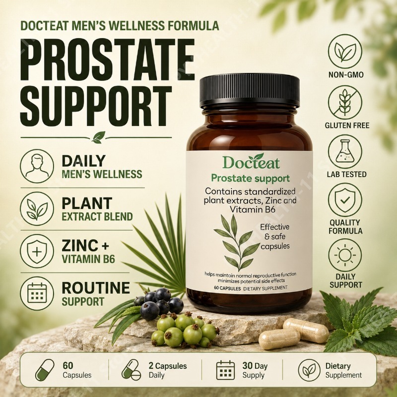 Herbal Supplement - Saw Palmetto Capsules with Nettle Root