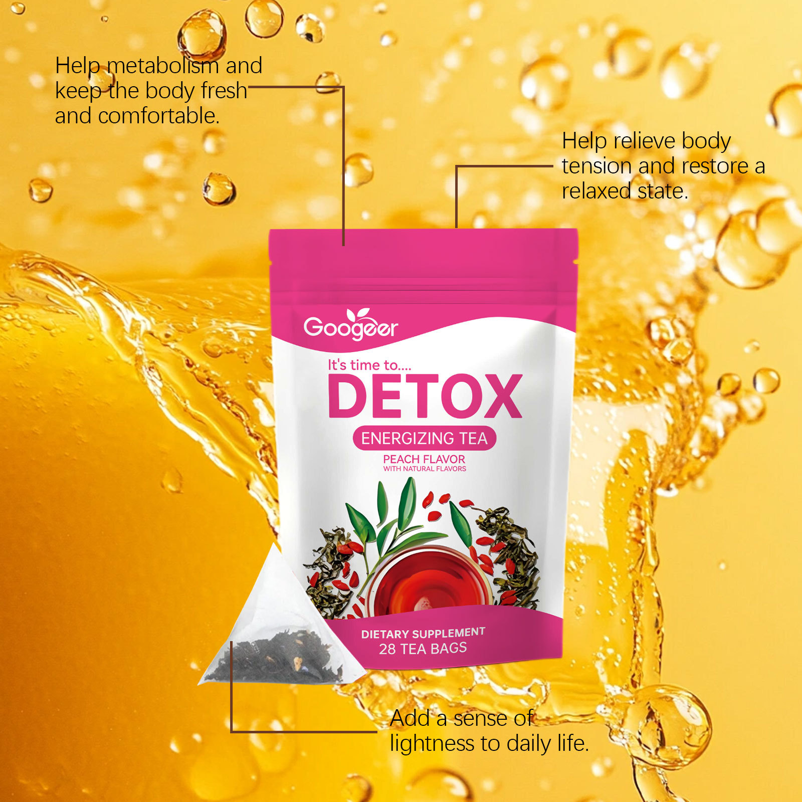 Detox Cleanse Tea - Body Treat - Herbal Tincture ulasan dan harga
