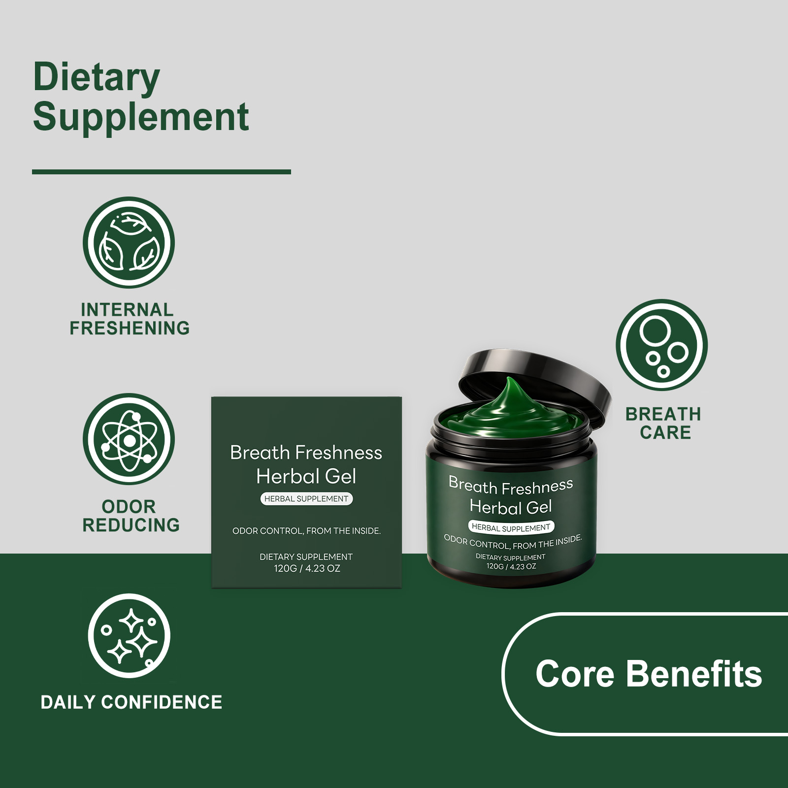 Breath Freshness Herbal Gel Su - Herbal Supplement ulasan dan harga