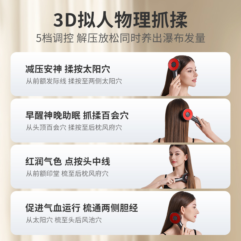Red light hair comb, multifunc - Essential Oils ulasan dan harga