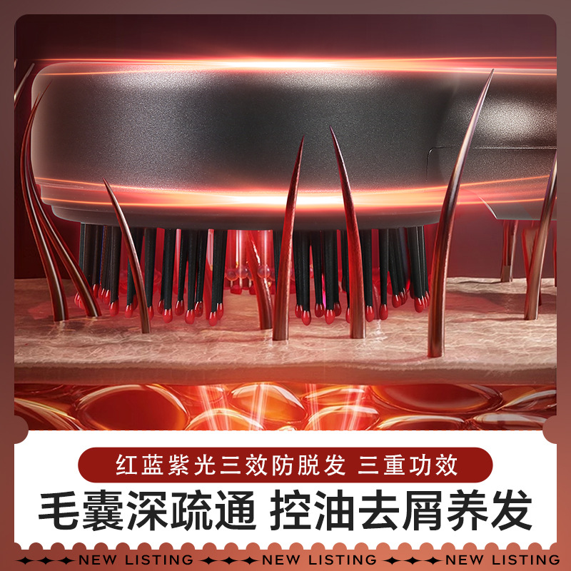 Red light hair comb, multifunc - Essential Oils ulasan dan harga