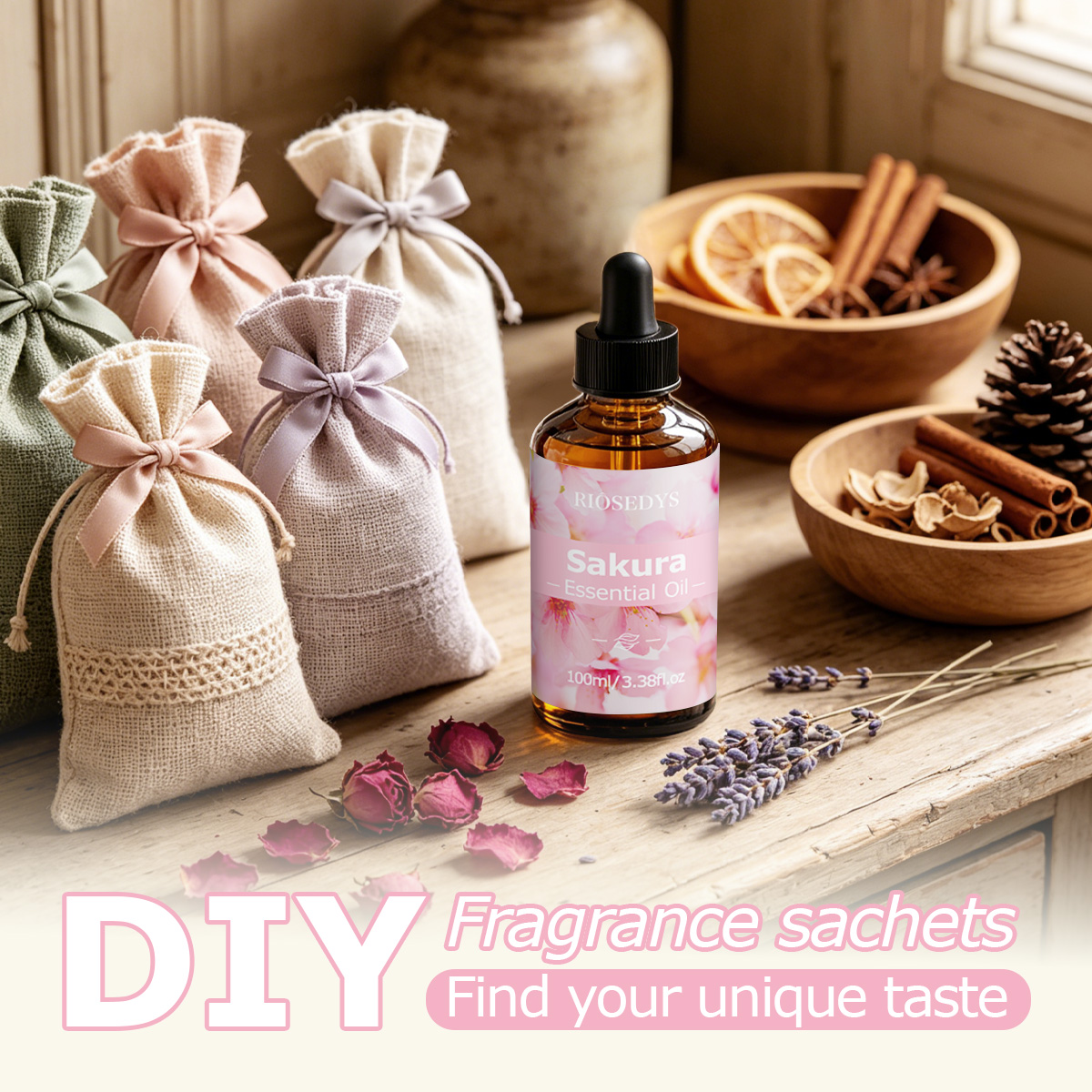 SAKURA Essential Oil, Fresh Fl - Lavender Oil ulasan dan harga