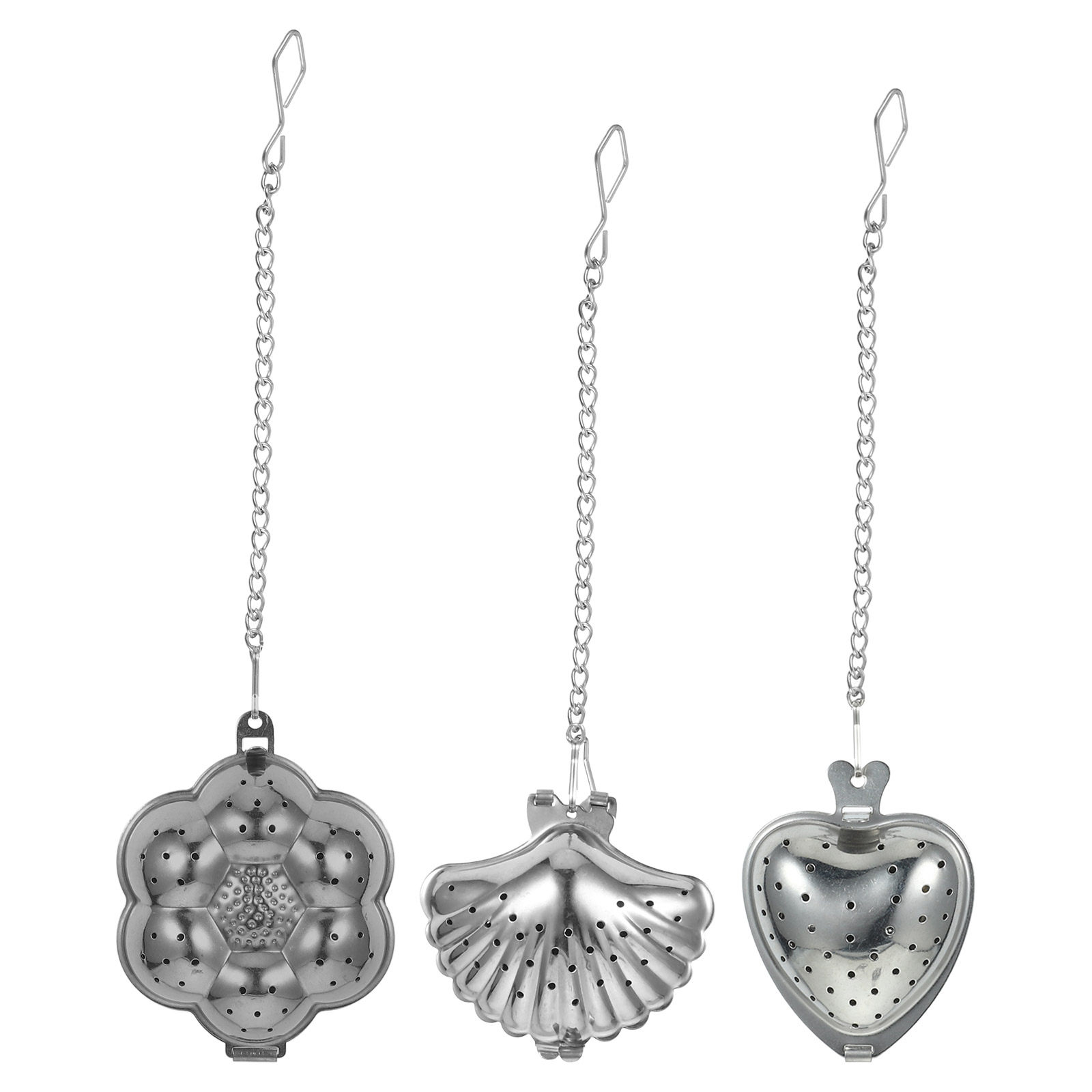 3Pcs Stainless Steel Tea Infus - Herbal Tea ulasan dan harga