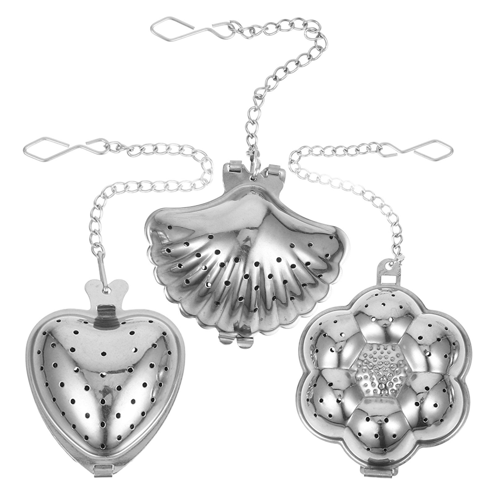 3Pcs Stainless Steel Tea Infus - Herbal Tea ulasan dan harga