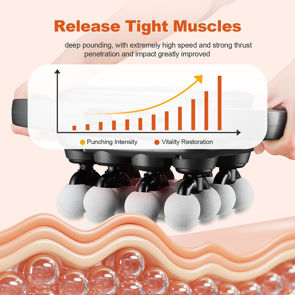 16-Head Fascia Gun High-Freque - Health Wellness ulasan dan harga