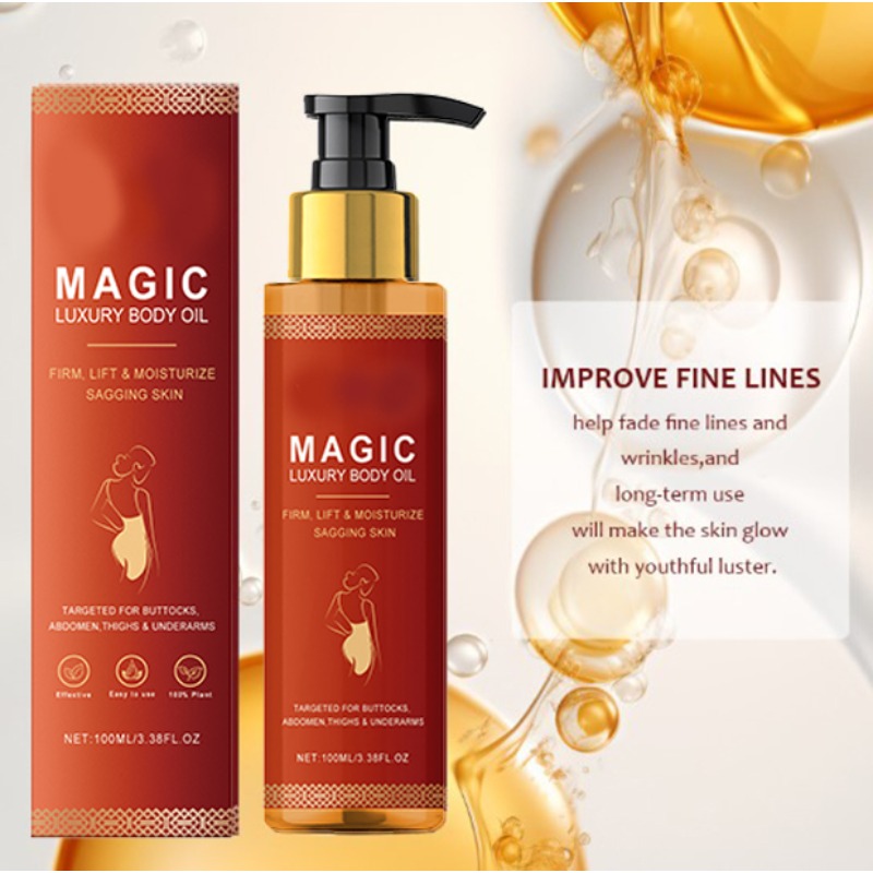 100ml Magic Luxury Body Oil De - Ginger Tea ulasan dan harga