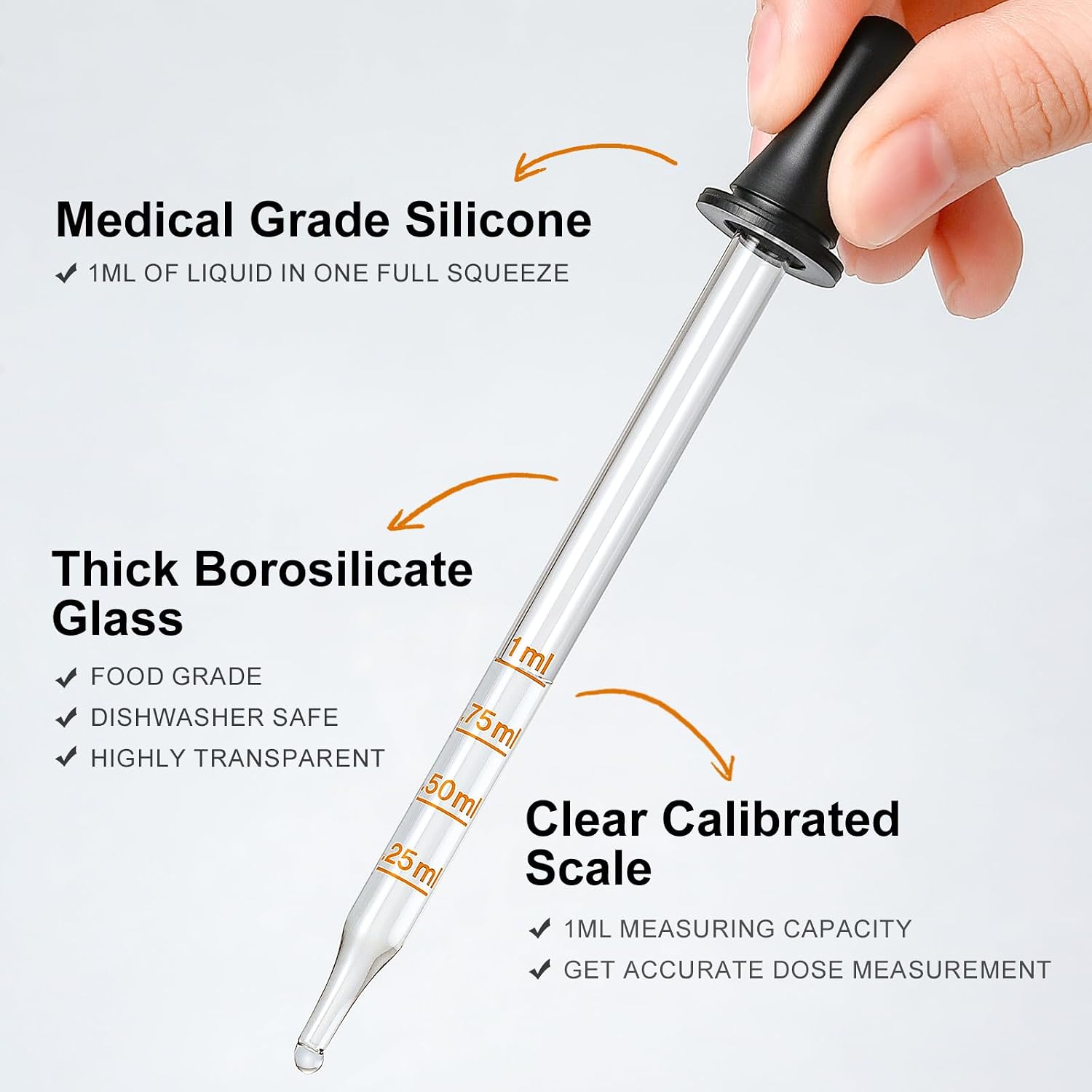 4pcs1 ml glass dropper, with s - Essential Oils ulasan dan harga