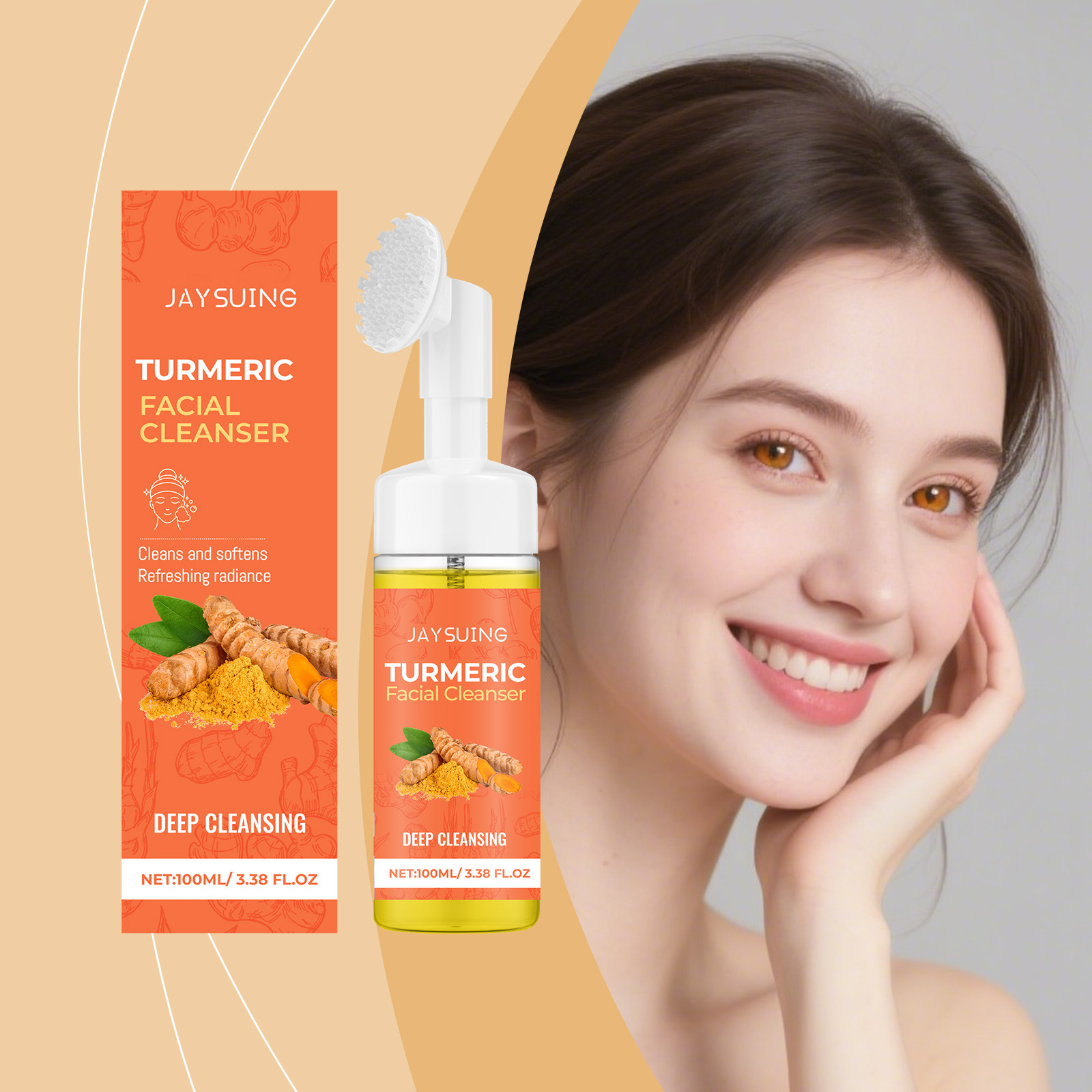 Turmeric Cleansing Mousse Deep - Turmeric ulasan dan harga