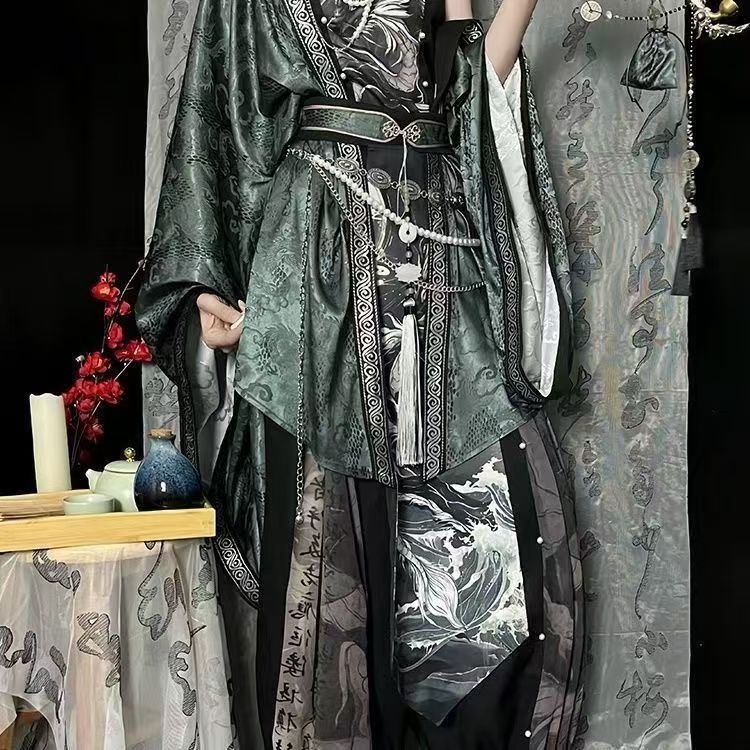 Chinese Hanfu Song Style Set - - Echinacea ulasan dan harga